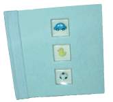 Boy Blue - 100 Slip-in-Pocket Photo Album Baby Shower Gift