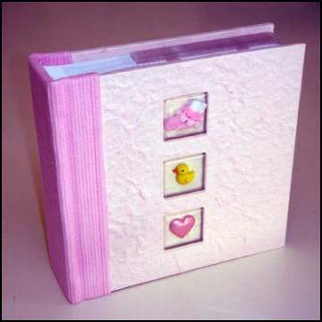 Newborn Baby Shower Girl Pink - 100 Sleeves Photo Album