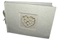 Heart of Rose - Wedding White Landscape Photo Album - Dry Mount - Large