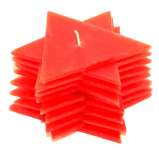 Red Christmas Star Stack Candle