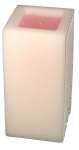 Tower Pillar Candle - Pink