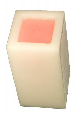 Tower Pillar Candle - Pink