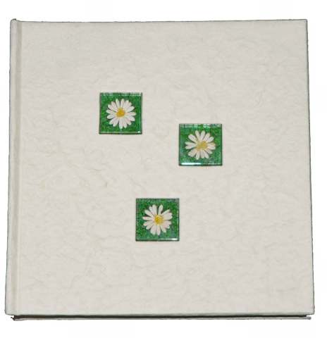 White Daisy Design - 200 Slip Photo Album - Large